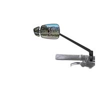 Dual-Lens Bike Handlebar Mirror - 360° Anti-Glare HD | ide angle convex HD glass, aluminum alloy bracket, fits MTB, road bikes & e-scooters