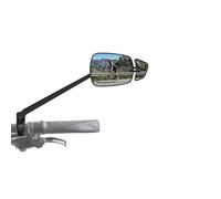 Dual-Lens Bike Handlebar Mirror - 360° Anti-Glare HD | ide angle convex HD glass, aluminum alloy bracket, fits MTB, road bikes & e-scooters