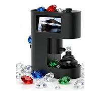 Dual Lens Digital Microscope with 5" LCD Display and LED Fill Light for Jewelry Appraisal and Inscription Verification