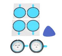 Dual Lens Guards for X3, Camera Lens Protector PC Protective Case, Removable Adhesive Lens Mirror, Panoramic Camera Dual Lens Guards Replacement