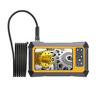 Dual Lens Inspection Endoscope 360 Degree Rotating 8.5mm Waterproof HD Borescope Camera 4.3inch Screen