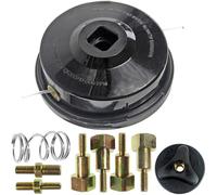 Dual Line Manual Feed Head with Bolts for TANAKA Strimmer/Trimmer/Brushcutter
