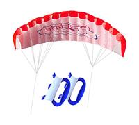 Dual Line Traction Kite Surfing Stunt Trainer Kite Parafoil Parachute Red
