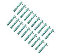 Dual Linear Slide Potentiometer B103 Variable Resistor for Mixer Audio Equipment and Electronic Projects, Straight Slider Control, Plastic and Iron, Pack of 20