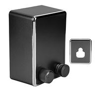 Dual Lines Retractable Clothesline Indoor Wall Dryer Pull Out Clothesline Retractable Clothesline for Balcony, Shower, Bathroom or Laundry Room, 8x6x12cm (Fantasy Night Black)