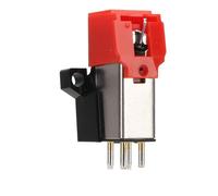 Dual Magnet Cartridge, Moving Turntable Replacement Part AT91R with Aluminum Cantilever, V Shaped Magnet Design, Tapered Stylus for AT LP3 Phonograph