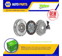 Dual Mass Flywheel DMF Kit with Clutch and CSC fits VW CADDY Mk3 1.9D 08 to 09