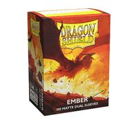 Dual Matte Standard Size Sleeves 100pk - Ember - Dragon Shield