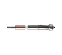 Dual-Metal All-in-One High Thermal Conductivity Nozzle for QIDI Plus 4, 3D Printer Accessories, Compatible with QIDI Tech 3D Printers - Brass Core with Stainless Steel Tip- 0.4mm