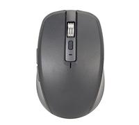 Dual Mode Bluetooth USB Wireless Mouse, Rechargeable Silent Ergonomic Game Mice with 4 DPI UP to 2400, 12 RGB Lighting Effects, 3D Scroll Wheel for Laptop/PC/Win/Android/iOS