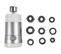 Dual Mode Faucet Sprayer Attachment Designed For Maximum Efficiency, Featuring Full Rotational Capability(Gray)