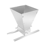 Dual Mode Grain Mill Manual and Drill UK, 11lbs Capacity Adjustable 0-2.5mm Gap, Carbon Steel Rollers Brewing Mill for British Home Beer Barley Wheat Bucket Mount