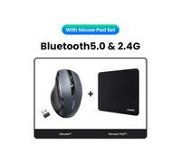 (Dual Mode-Mouse Pad) UGREEN Wireless Mouse Bluetooth5.0 Mouse Ergonomic 4000DPI 6 Mute Buttons Mouse For MacBook Tablet Laptops Computer PC Mice