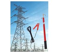 Dual Mode Portable Telescopic Electrical Testing Discharge Rod for Capacitive Equipment, Industrial Safety Discharge Tool