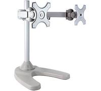 Dual Monitor Desk Stand Bracket Double Twin 2 Pc Lcd/led Screen Holder Mount