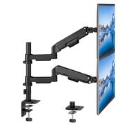 Dual Monitor Stand for 17-32 Inch Screens, Gas Spring Arms