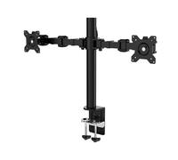 Dual Monitor Stand with Height Adjustable Arm Mount, Screen Tilt