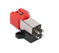 Dual Moving Magnet Turntable Cartridge, Phonograph Cartridge, Stereo Turntable Cartridge, Dual Magnet Cartridge Moving Turntable Replacement Parts AT91R for LP3 Phonograph