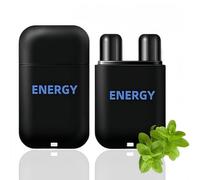 Dual Nasal Inhaler,Natural Refreshing Nasal Inhaler Stick,Portable Double Hole Nasal Congestion Inhaler,Double Hole Aromatherapy Stick for Enhance Mental Clarity,Nasal Inhaler,Nasal Inhaler Stick