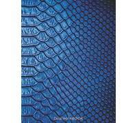 Dual noteBOOK: blank and lined journal with alternating pages | sketchbook for jotting down notes, drawing, sketching, and creative writing | 8.5'' x ... cover | Snake skin design (Dual Notebooks)