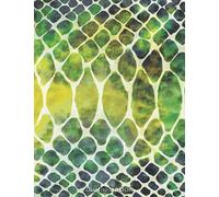 Dual noteBOOK: blank and lined journal with alternating pages | sketchbook for jotting down notes, drawing, sketching, and creative writing | 8.5'' x ... cover | Snake skin design (Dual Notebooks)