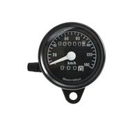 Dual Odometer Gauge 12V Universal Retro Instrument Motorcycle Digital Tachometer Dual Odometer LED Indicator Instrument 0-140km/h