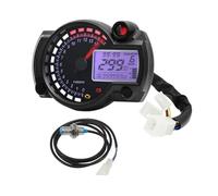 Dual Odometer Gauge Universal Digital Motorcycle For RX2N Odometer Tachometer Meter Instrument Adjustable MAX 299KM/H 7 Colors Dashboard