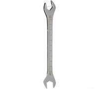 Dual Opening Wrench Ultra Thin Profile Stainless Steel Narrow Engine Bay Chassis Repair Precision Markings Ergonomic Handle Silver Adjustable Size Automotive Ma(B)