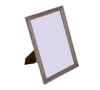 Dual Orientation for A4 Document Frame 21x29.7 cm Certificate Holder with Stand MDF Picture Frame for Wall or Table Display(gray)