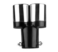Dual Outlet Tip Stainless Steel Sound Whistle Muffler Exhaust Pipe Repairing Parts Auto Accessories Car Exhaust Pipe Tailpipe