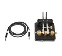 Dual Paddle Telegraph Key, Automatic for MORSE Code Key, With Dual-Paddle Configuration And Machined Body For Consistent For for MORSE Code Timing(black)