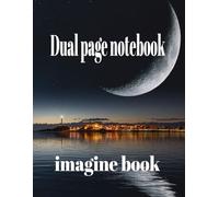 Dual Page journal Notebook: Lined on One Side, Blank on the Other