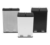 Dual Pedal Bin 60L: Black