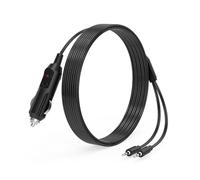 Dual Pin Car Charger with Mic Jack - Rapid Dual-Port Charging for Two-Way Radios | Compatible with X-Talker T290, GXT, LXT Series Radios