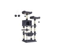 Dual Platforms Cat Tree, Smoky Grey