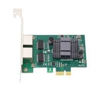 Dual Port Gigabit Network Card, Aluminum Heat Dissipation, ENIG Process, for Red Hat Enterprise, PCIe X1 RJ45, 82575 Chipset Ethernet Card, 10 100 1000Mbps Transfer Rate