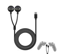 Dual Port Magnetic Charger with USB Quick Charging Cable fits for Meta Quest Pro Controllers, Overcharging Protection,3.3Ft/ 1 Meter Long,Easy Access Charging Cord Replacement