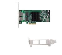 Dual Port Network Card, PCI E X4 Gigabit Ethernet Adapter, 101001000Mbps// RJ45 Server Adapter with POE Support, For 82576 Chip, Compatible with WindowsLinuxFreeBSDVMware///ESXI
