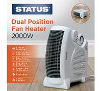 Dual Position Fan Heater Status 2000W NEW