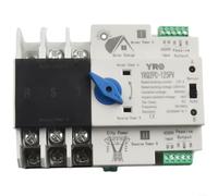 Dual Power Automatic Transfer Switch 2P 125A for Solar PV Inverter Connection with Silver Contacts and High Mechanical Service Life (3P 125A 400V)