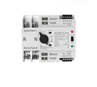 Dual Power Automatic Transfer Switch 2P 3P 4P 125A AC 230V ATS Dual Power Automatic Transfer Switch Selector Uninterrupted Smart Remote Control(2P)