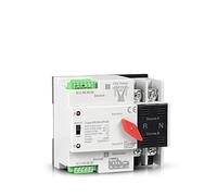 Dual Power Automatic Transfer Switch 2P 4P Din Rail ATS Uninterruptible Power Supply For Solar And Inverter 220V EK2R AUOQKQUT(2P,125A)