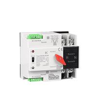 Dual Power Automatic Transfer Switch 2P 4P Rail ATS Uninterruptible Power Supply 220V EK2R(2P,125A)