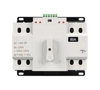Dual Power Automatic Transfer Switch 2P4P 400V 125A for Seamless Power Source Switching in For ATS Applications (2P80A)