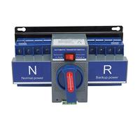 Dual Power Automatic Transfer Switch, 4P 400V PC Housing - Overload Protection, Compact Structure, Ideal for Hospitals and Banks (63A)