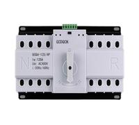 Dual-Power Automatic Transfer Switch 4P 63A 100A 125A - Three-Phase Four-Wire 380V Manual & Automatic Operation(100A)