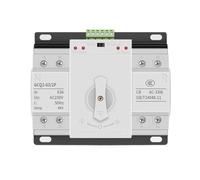 Dual-power automatic transfer switch for switching between 220V single-phase mains power and 380V three-phase four-wire generator power(2P,20A)
