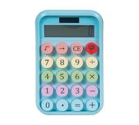 Dual Power, Battery and Solar Powered Calculator, 10 Digit LCD Display Screen, Easy to Press Buttons, Calculator for Office, School & Home, Desktop (Assorted, Pack of 1)