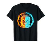 Dual Power Fire and Ice Energy Soda Can Rage T-Shirt