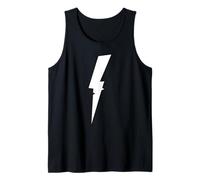 Dual Profile Lightning Symbol - Minimal Bold Design Tank Top